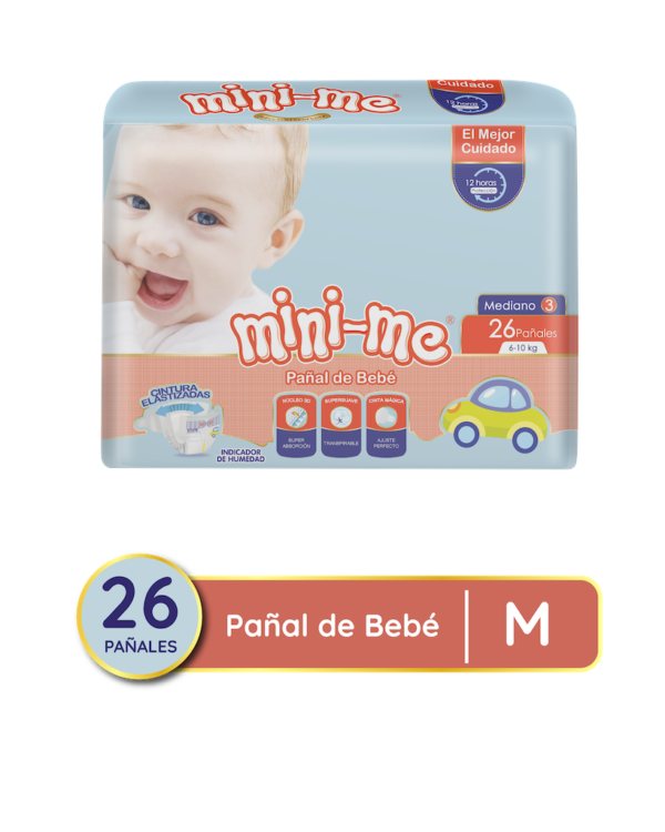 PAÑALES PARA BEBÉ TALLA M